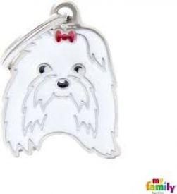 Myfamily Maltese Nametag